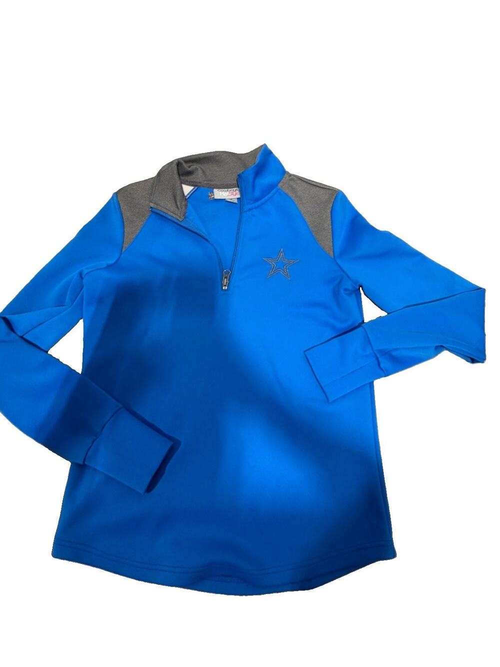 Dallas Cowboys Herstyle 3/4 Zip Jacket Women's Size S Blue/Gray AS13)